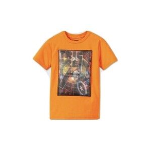 Marvel Avengers Boys Trick or Treat Image Motion Halloween T-shirt Size M Orange